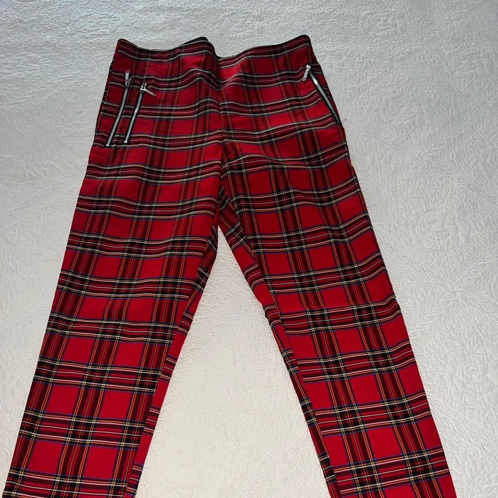 Zara plaid pants